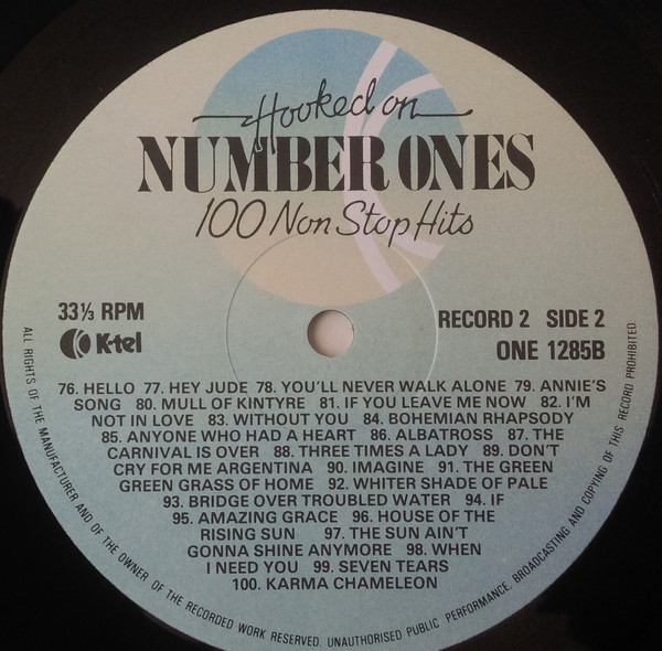 Various - Hooked On Number Ones / 100 Non Stop Hits - Used Vinyl Reco image 6