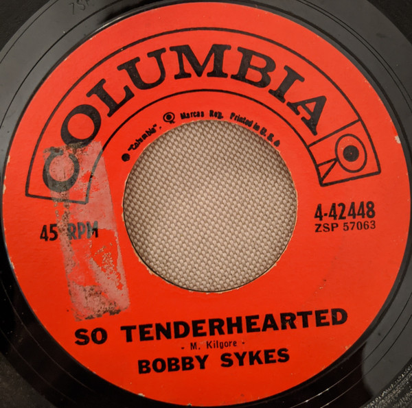 Bobby Sykes - Lonesome Traveler / So Tenderhearted - Used Vinyl Recor image 2