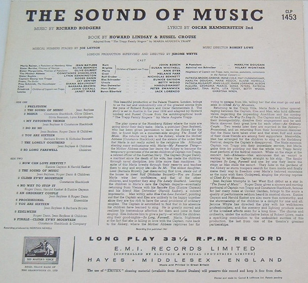 "The Sound Of Music" - Sound Of Music - Used Vinyl Record image 2