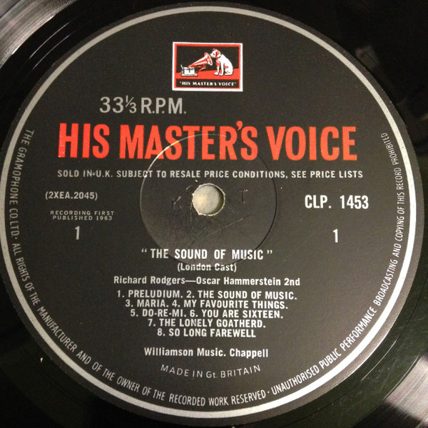 "The Sound Of Music" - Sound Of Music - Used Vinyl Record image 3