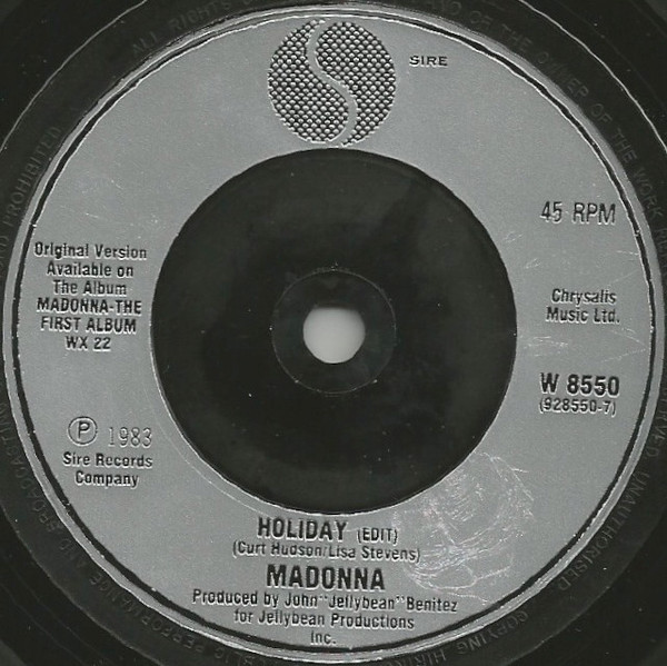 Madonna - True Blue (Remix) - Used Vinyl Record 7" image 4