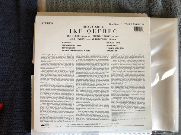 Ike Quebec - Heavy Soul - Used Vinyl Record image 7