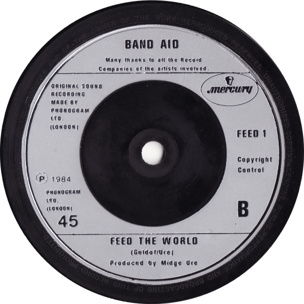 Band Aid - Do They Know It's Christmas? - Used Vinyl Record 7" image 4