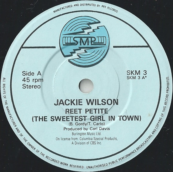 Jackie Wilson - Reet Petite - Used Vinyl Record 7" image 3