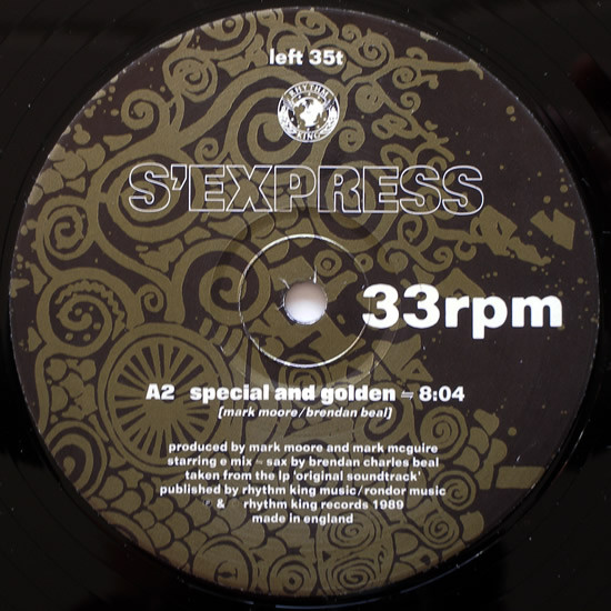 S'Express - Mantra For A State Of Mind - Used Vinyl Record 12" image 4
