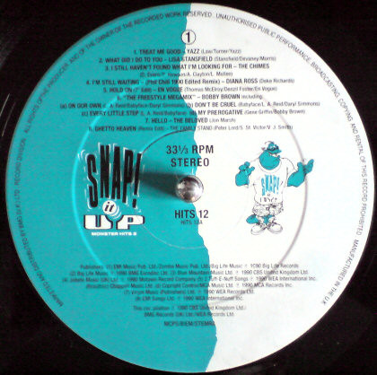 Various - Snap! It Up Monster Hits 2 - Used Vinyl Record image 3