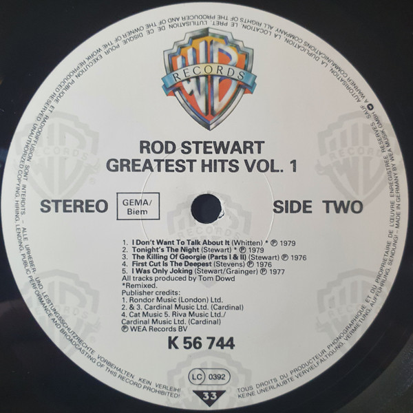 Rod Stewart - Greatest Hits - Used Vinyl Record image 4