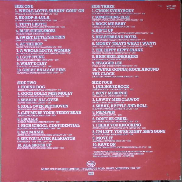 Unknown Artist - 40 Non Stop Rock 'n' Roll Smash Hits - Used Vinyl Re image 2