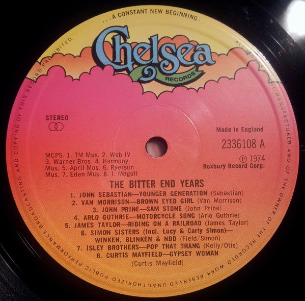 Various - Bitter End Years - Used Vinyl Record image 5