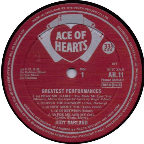 Judy Garland - Greatest Performances Original Recordings - Used Vinyl R image 3