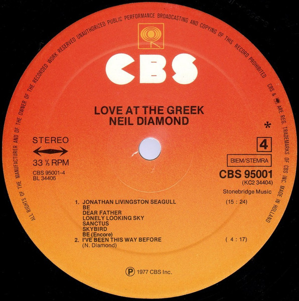 Neil Diamond - Love At The Greek - Recorded Live At The Greek Theatre image 11