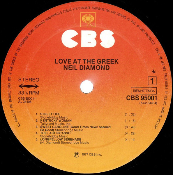 Neil Diamond - Love At The Greek - Recorded Live At The Greek Theatre image 6
