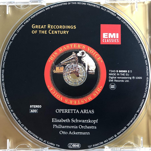 Elisabeth Schwarzkop - Operetta Arias. Heuberger . Lehar . Millocker image 3