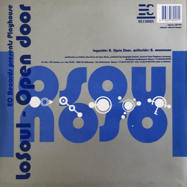 LoSoul - Open Door - Used Vinyl Record 12" image 2