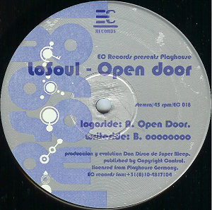 LoSoul - Open Door - Used Vinyl Record 12" image 4