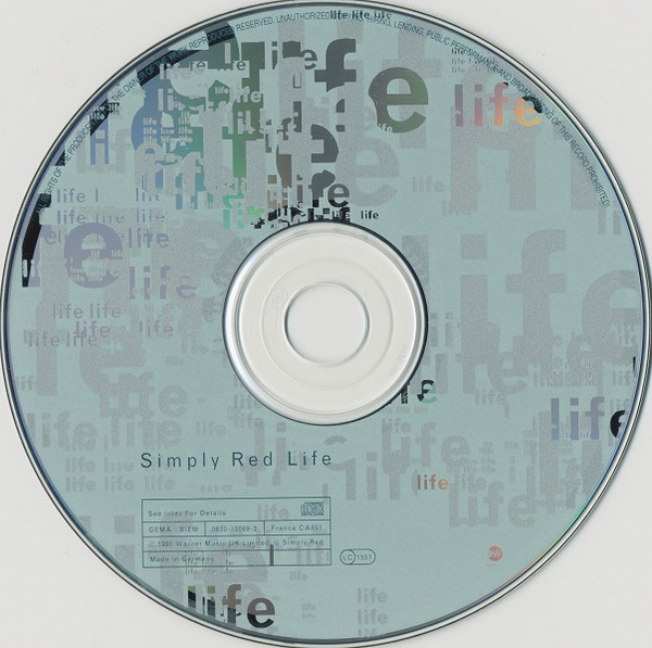 Simply Red - Life - Used CD image 3