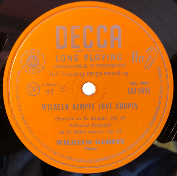 Wilhelm Kempff - Volume 1 - Used Vinyl Record image 6