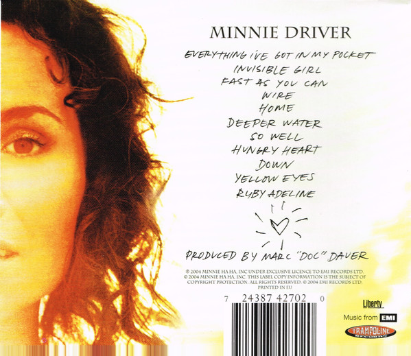 Minnie Driver - Everything I've Got In My Pocket - Used CD image 2