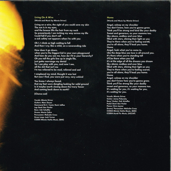 Minnie Driver - Everything I've Got In My Pocket - Used CD image 6