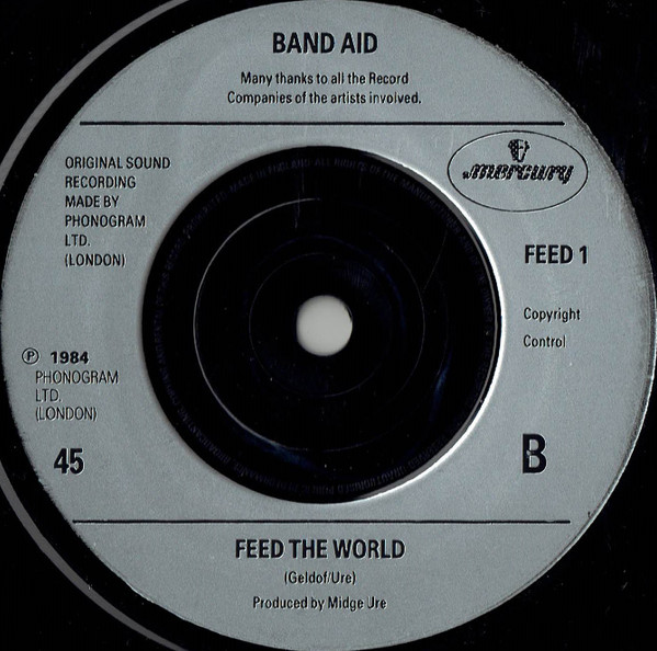 Band Aid - Do They Know It's Christmas? - Used Vinyl Record 7" image 4