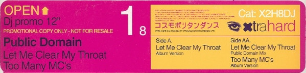 Public Domain - Let Me Clear My Throat - Used Vinyl Record 12" image 4