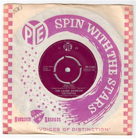 Laurie Johnson Orche - Sucu Sucu - Used Vinyl Record 7" image 3