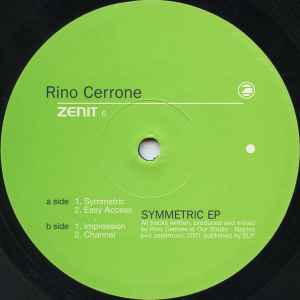 Rino Cerrone - Symmetric EP - Used Vinyl Record 12" image 1