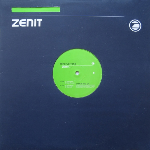 Rino Cerrone - Symmetric EP - Used Vinyl Record 12" image 3