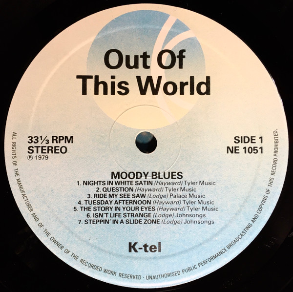 Moody Blues - Out Of This World - Used Vinyl Record lp image 3