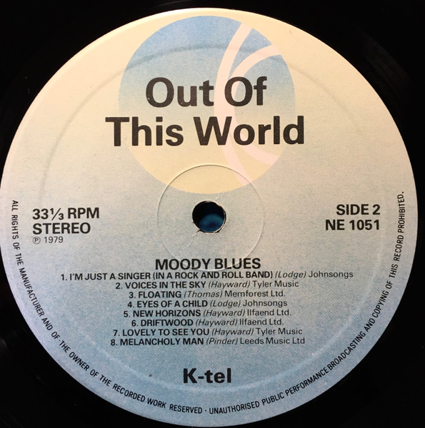 Moody Blues - Out Of This World - Used Vinyl Record lp image 4