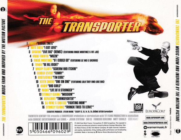 Various - Transporter - Music From And Inspired By The Motion Picture image 2