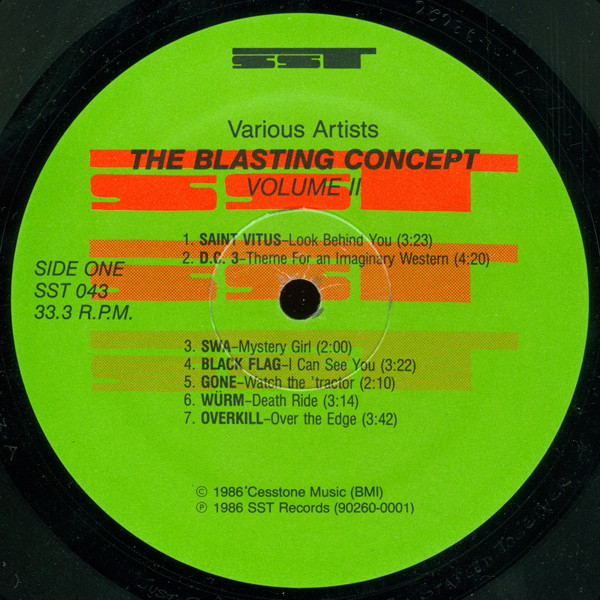 Various - Blasting Concept Volume II - Used Vinyl Record image 3