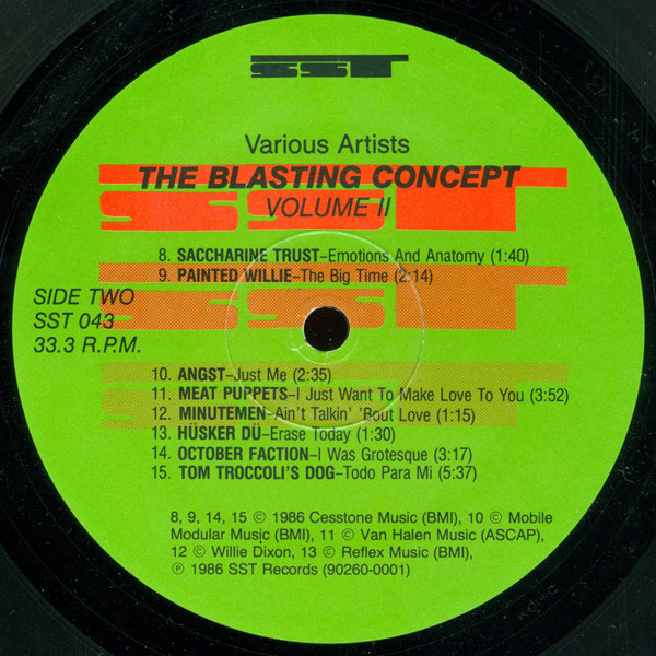 Various - Blasting Concept Volume II - Used Vinyl Record image 4