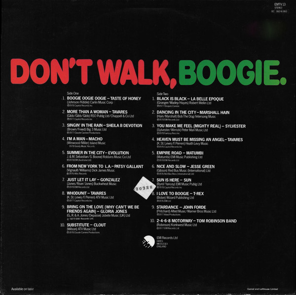 Various - Don't Walk, Boogie - Used Vinyl Record image 2