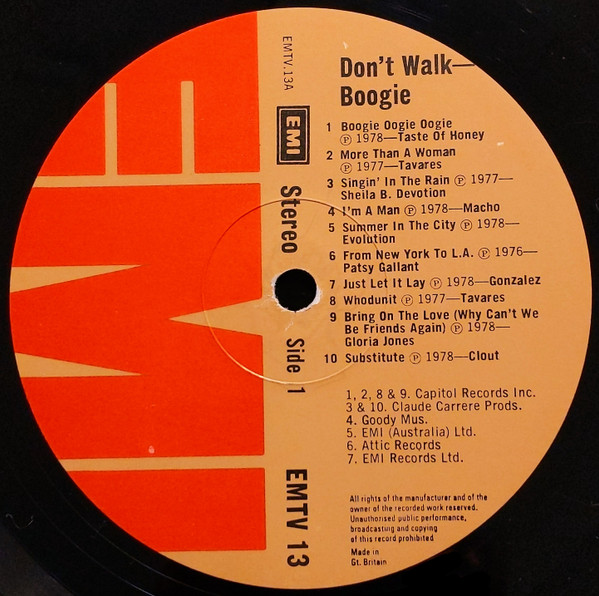 Various - Don't Walk, Boogie - Used Vinyl Record image 3