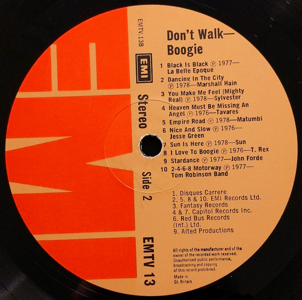 Various - Don't Walk, Boogie - Used Vinyl Record image 4