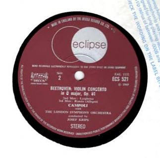 Ludwig van Beethoven - Violin Concerto - Used Vinyl Record image 4