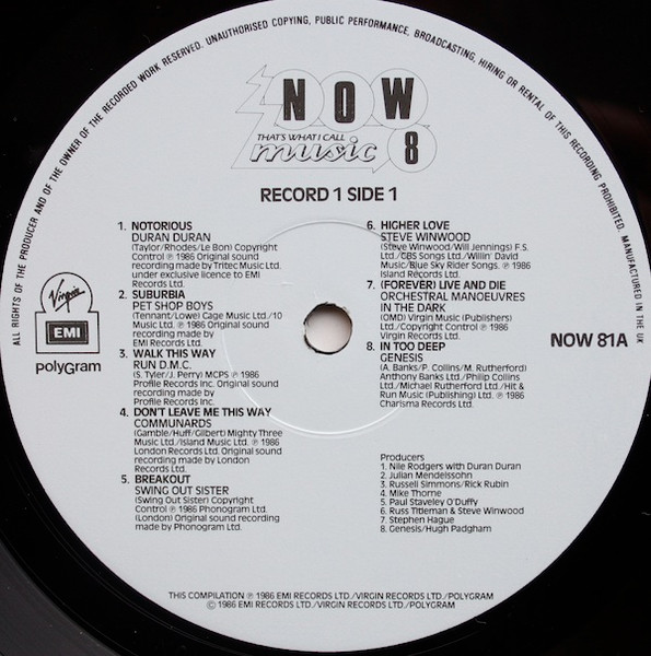 Various - Now That's What I Call Music 8 - Used Vinyl Record image 6