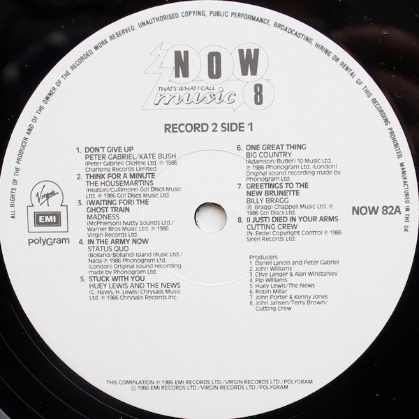 Various - Now That's What I Call Music 8 - Used Vinyl Record image 8