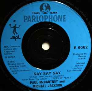 Paul McCartney - Say Say Say - Used Vinyl Record 7" image 1