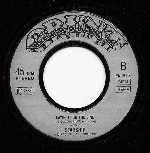 Starship - Nothing's Gonna Stop Us Now - Used Vinyl Record 7" image 4
