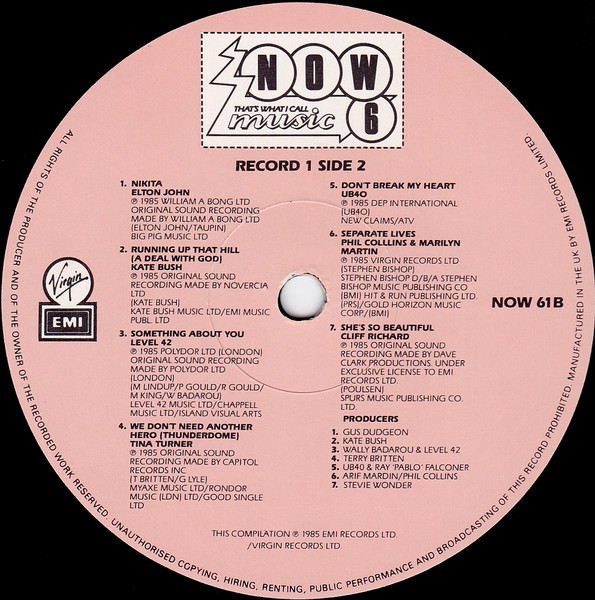 Various - Now That's What I Call Music 6 - Used Vinyl Record image 6