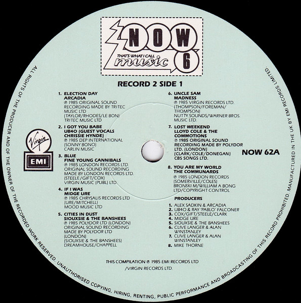 Various - Now That's What I Call Music 6 - Used Vinyl Record image 7