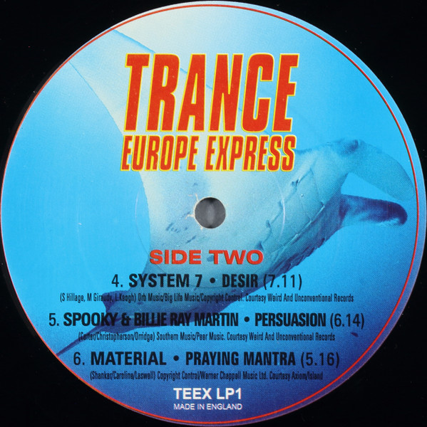 Various - Trance Europe Express - Used Vinyl Record image 4