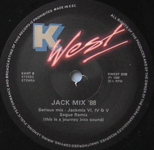 Mirage - Jack Mix 88 - The Best Of  - 88 Non Stop Hits - Used Vinyl Reco image 4
