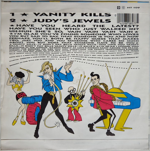 ABC - Vanity Kills - Used Vinyl Record 7" image 2