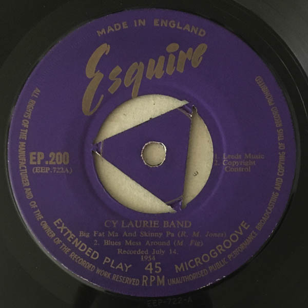 Cy Laurie And His Ba - You're Next - Used Vinyl Record 7" image 3