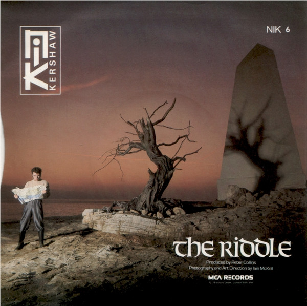 Nik Kershaw - Riddle - Used Vinyl Record 7" image 2