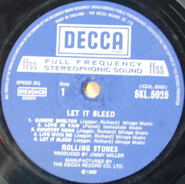 Rolling Stones - Let It Bleed - Used Vinyl Record image 3