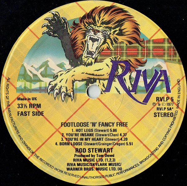 Rod Stewart - Foot Loose & Fancy Free - Used Vinyl Record image 3